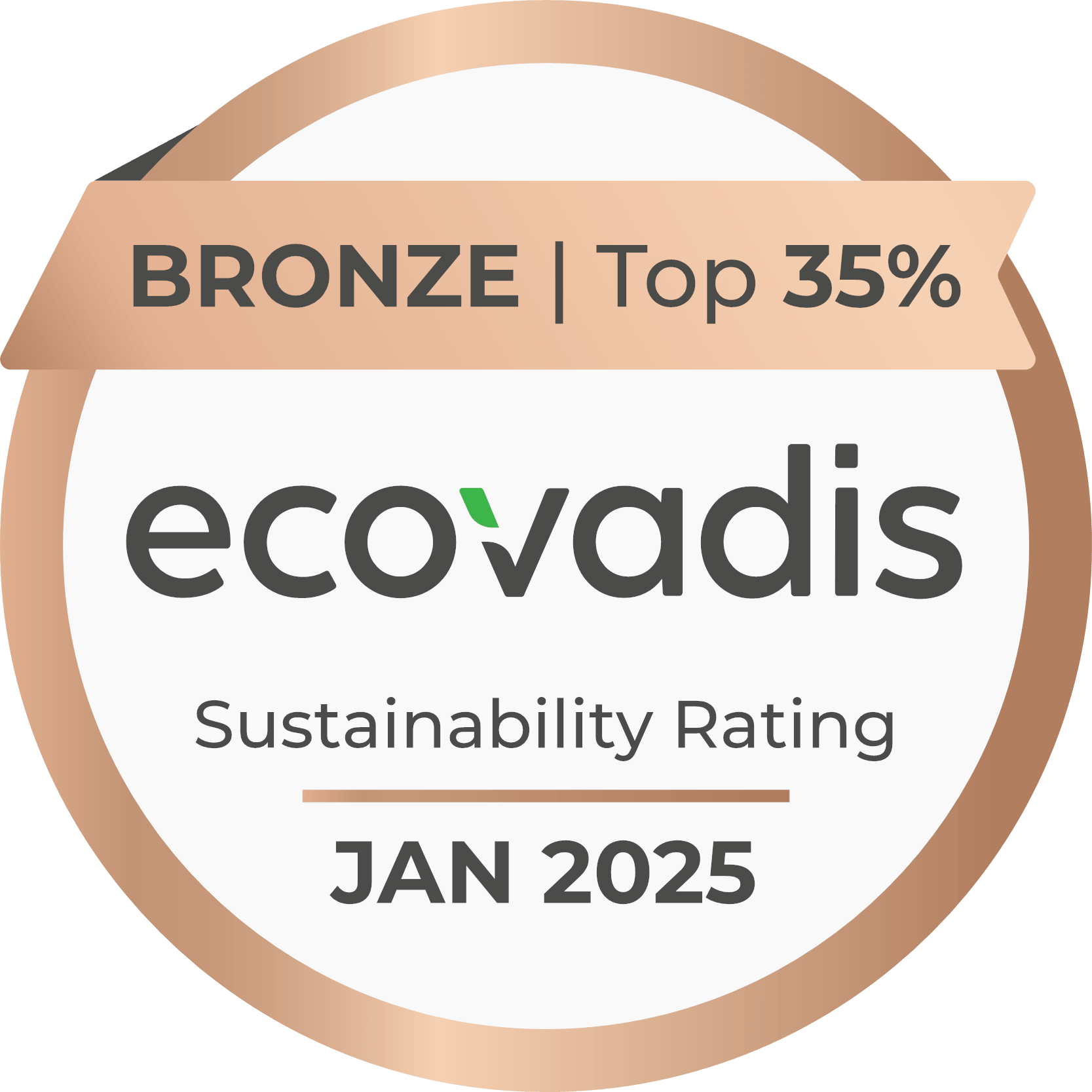 EcoVadis Bronze Medal 2025 - FORTAL